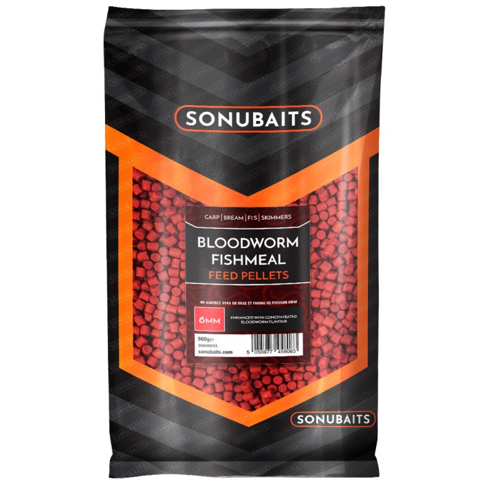 Sonubaits Bloodworm And Fishmeal Feed Pellet 6mm