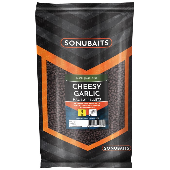 Sonubaits Cheesy Garlic Halibut Pellets
