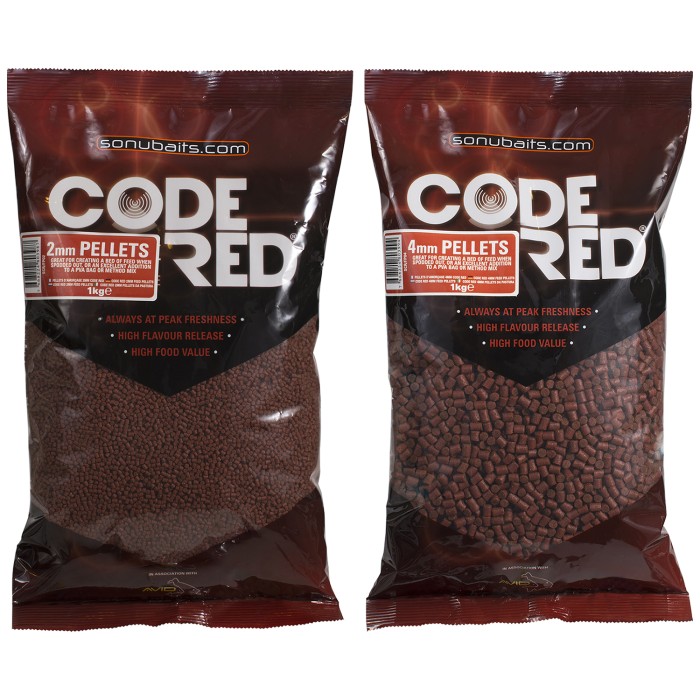 SonuBaits Code Red Feed Pellets