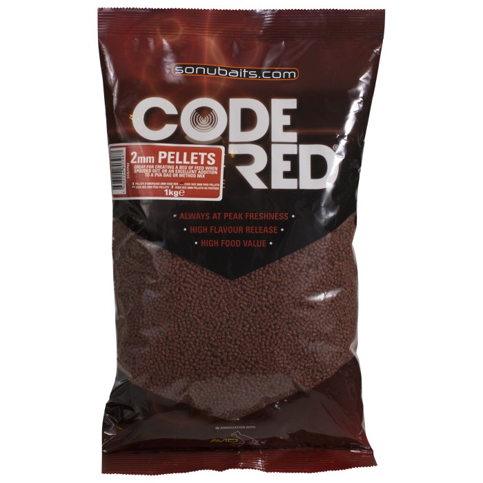 SonuBaits Code Red Feed Pellets 4mm