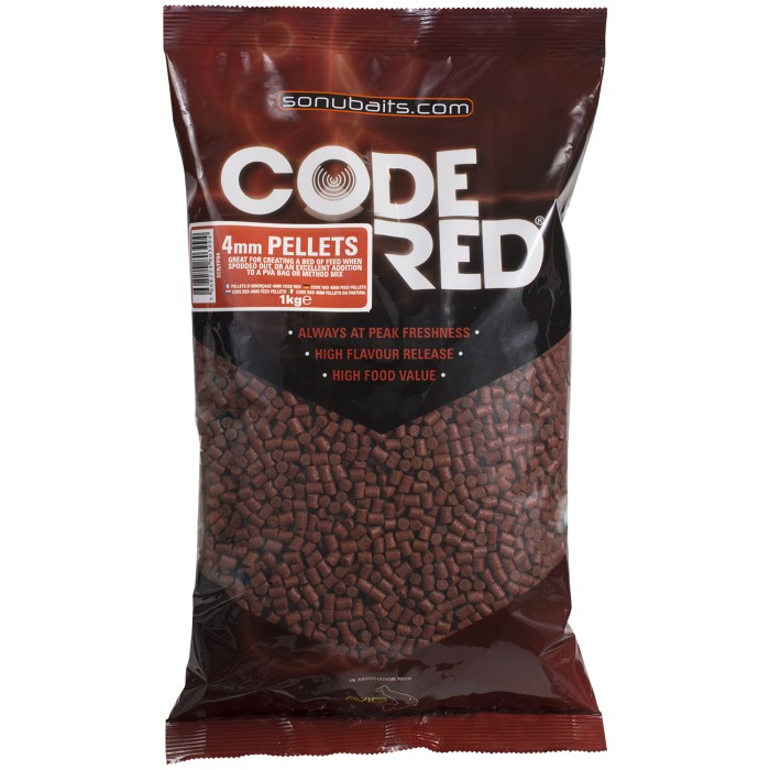 SonuBaits Code Red Feed Pellets 2mm
