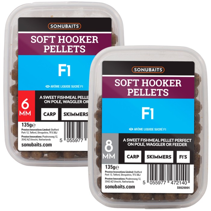 SonuBaits F1 Soft Hooker Pellets
