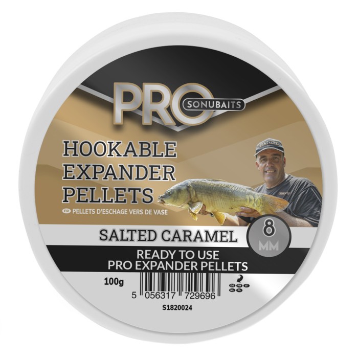 Sonubaits Hookable Expander Pellets Salted Caramel 8mm