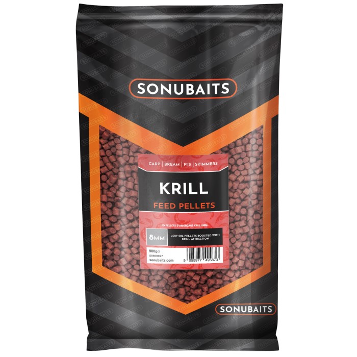 Sonubaits Krill Feed Pellet 8mm Drilled