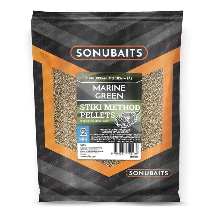 Sonubaits Marine Green Stiki Method Pellets