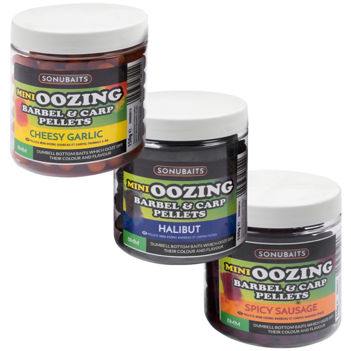 Sonubaits Mini Oozing Barbel and Carp Pellets 