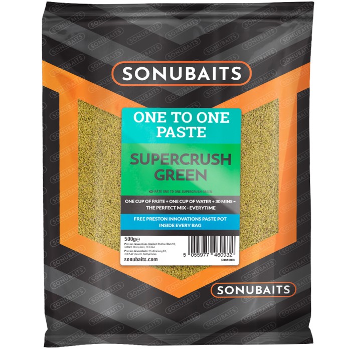 SonuBaits One to One Paste Supergreen Crush