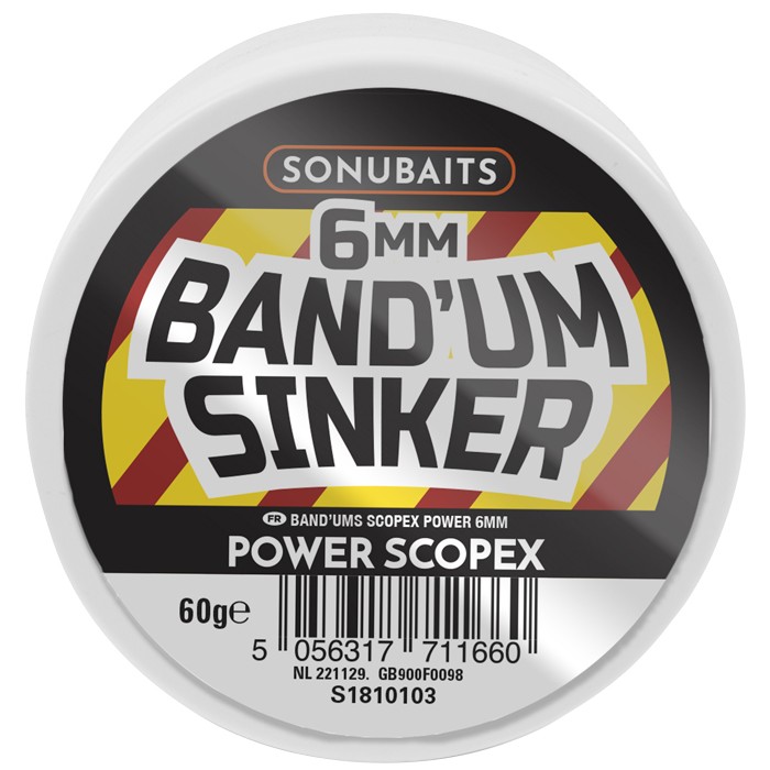 Sonubaits Power Scopex Band'um Sinkers 6mm