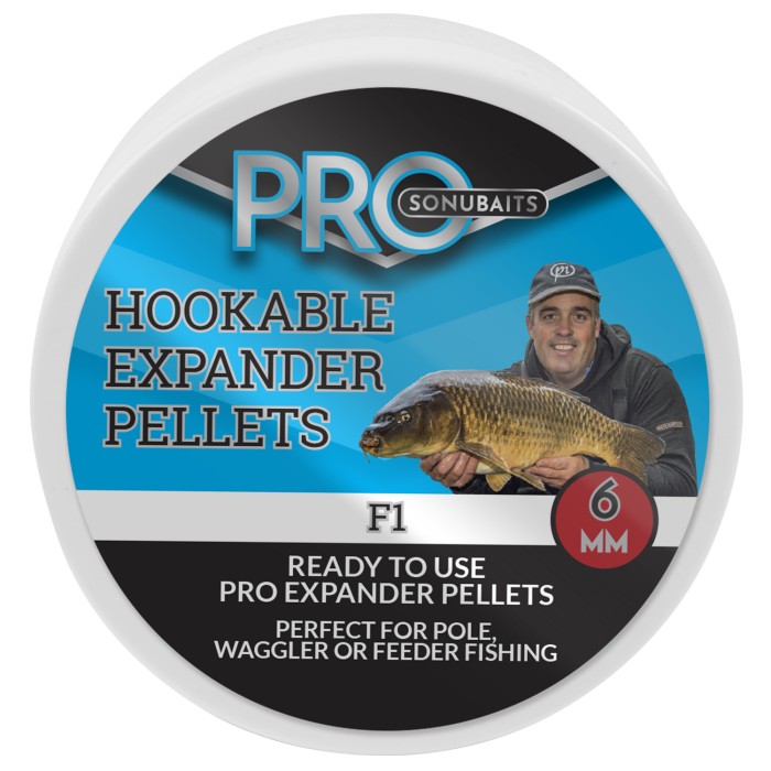 Sonubaits Pro Hookable Expander Pellets F1 6mm
