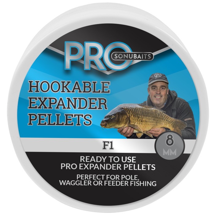 Sonubaits Pro Hookable Expander Pellets F1 8mm
