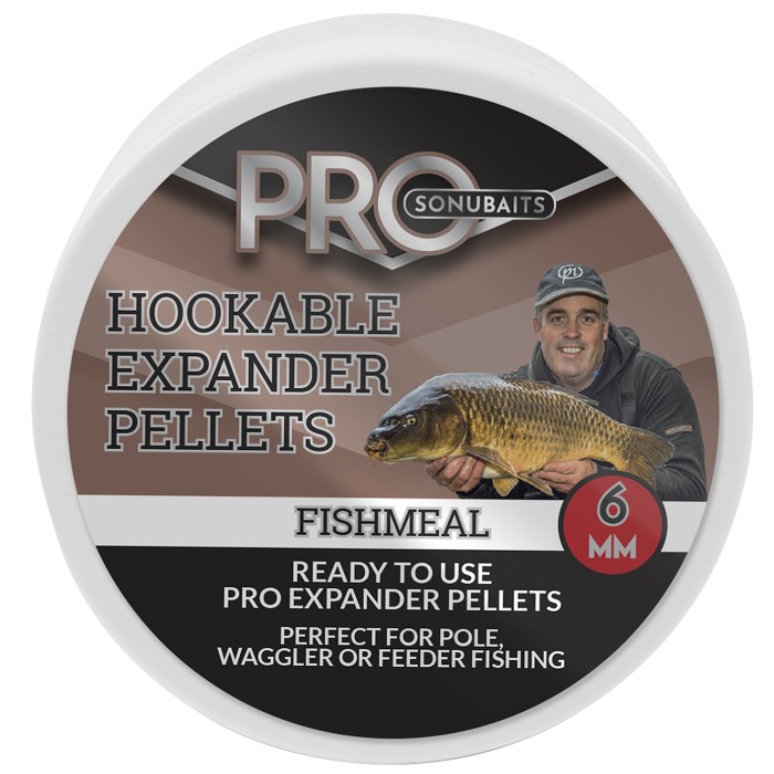 Sonubaits Pro Hookable Expander Pellets Fishmeal 6mm