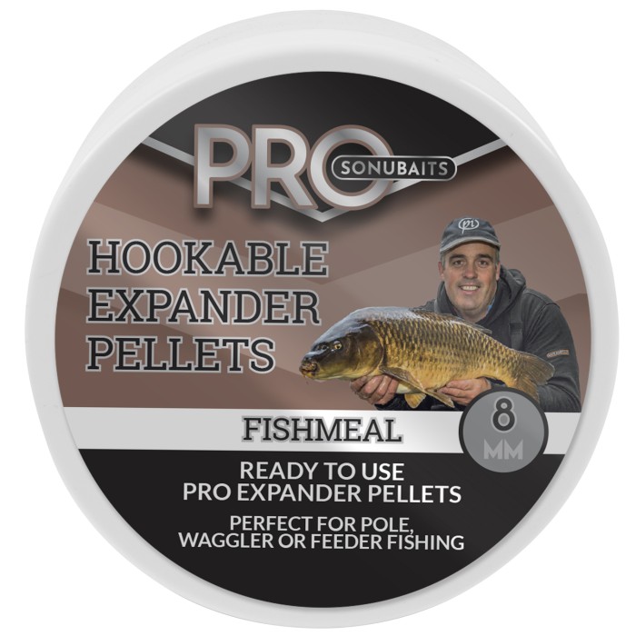 Sonubaits Pro Hookable Expander Pellets Fishmeal 8mm