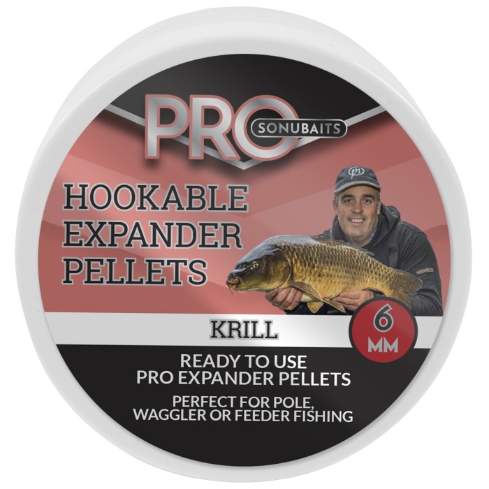 Sonubaits Pro Hookable Expander Pellets Krill 6mm