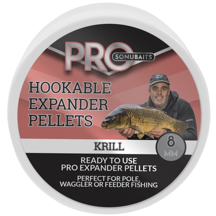 Sonubaits Pro Hookable Expander Pellets Krill 8mm