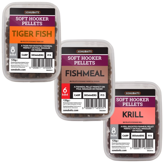 Sonubaits Soft Hooker Pellets