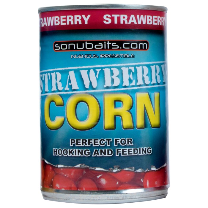 SonuBaits Sweetcorn Tins Strawberry