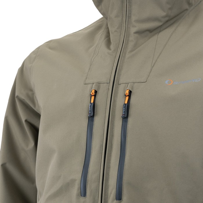 Speero Adara Green Jacket Close Up 1