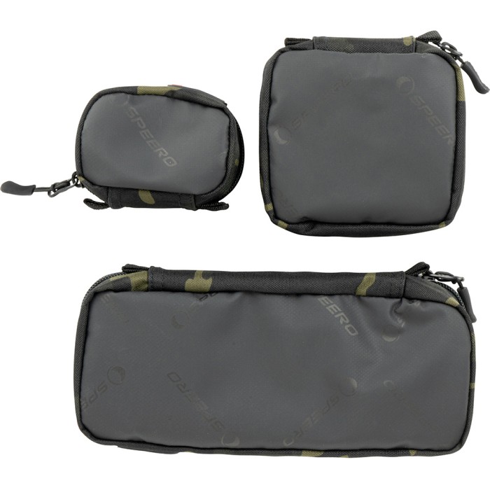Speero Black Camo Clear View Pouches Kit 5