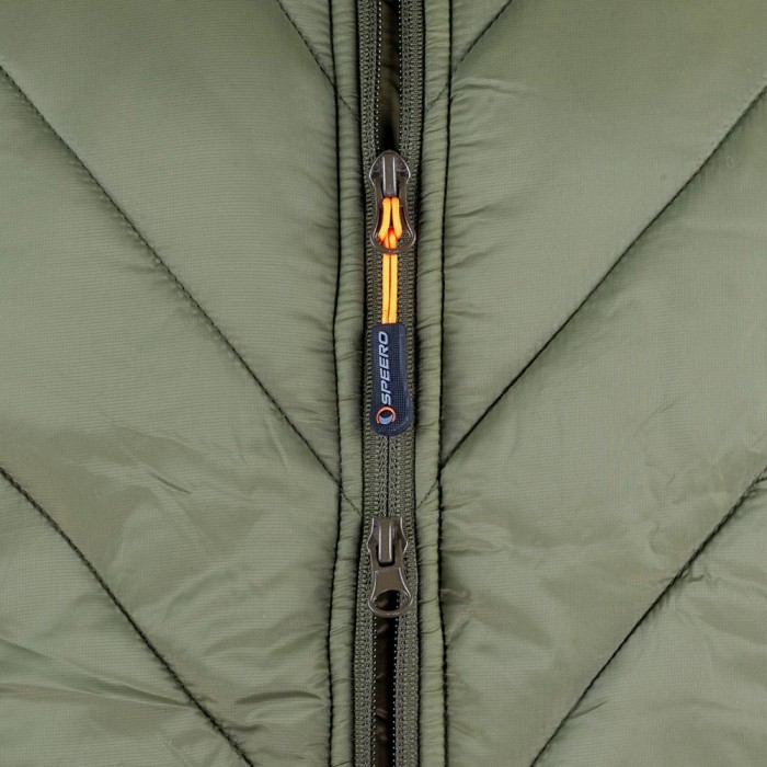 Speero Polaris Green Jacket Close Up 4