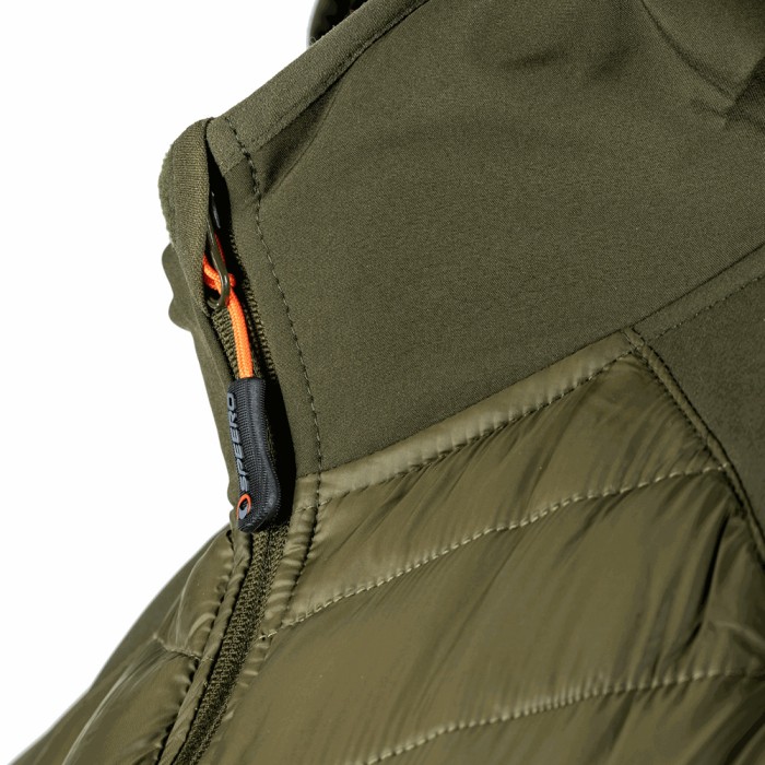 Speero Vega Green Hoodie Close Up 2