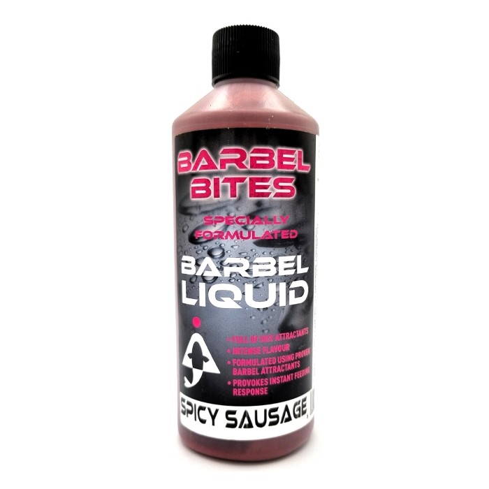 Bait-Tech Barbel Bites Spicy Sausage Liquid 500ml