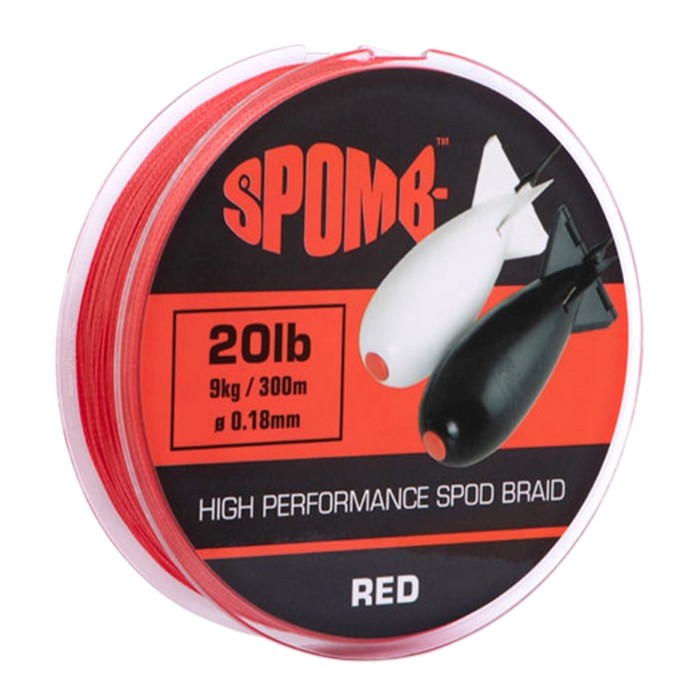 Spomb Red Braid 300m