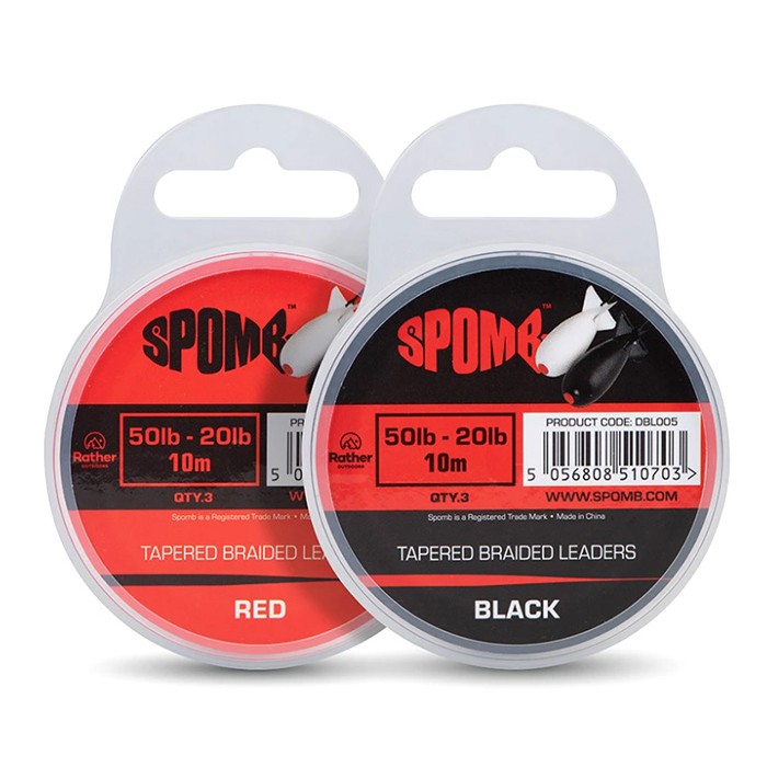 Spomb Tapered Braided Leaders 10m
