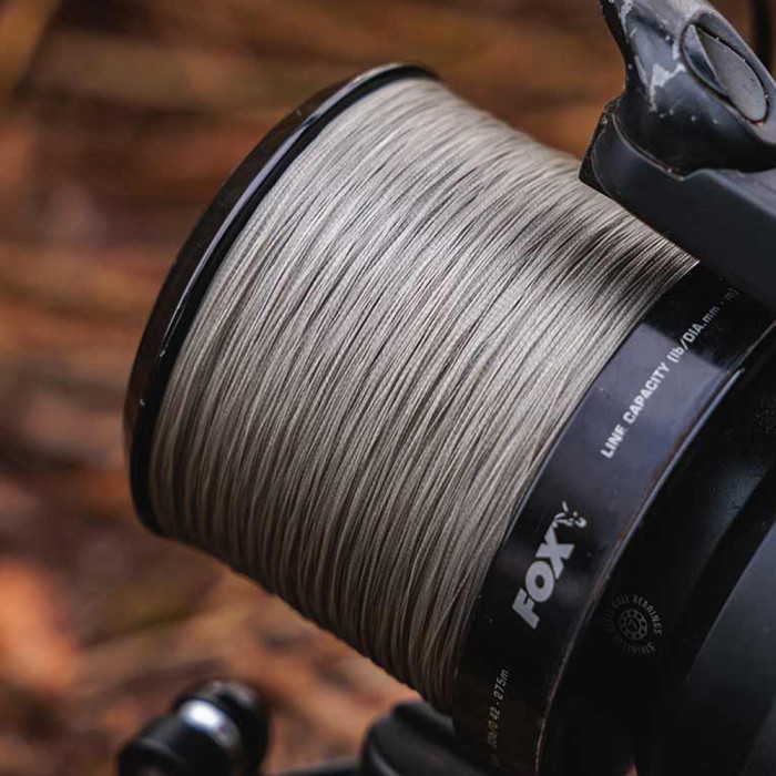 Spomb X Pro Grey 8+1 Braid 300m In Use