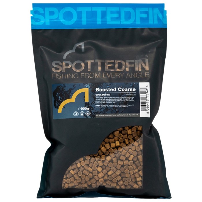 Spotted Fin Boosted Coarse Pellets 900g 6mm