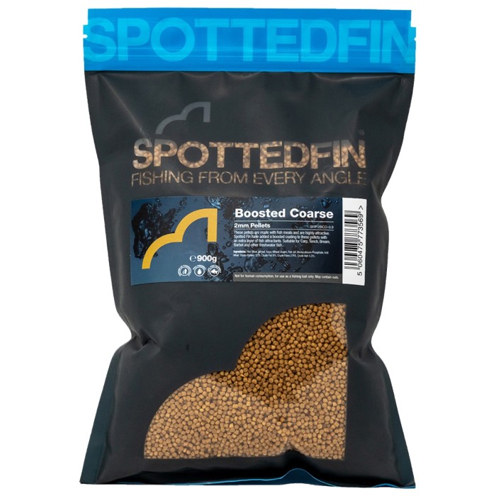 Spotted Fin Boosted Coarse Pellets 900g 2mm