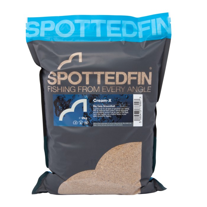 Spotted Fin Cream-X Big Carp Fishing Groundbait 
