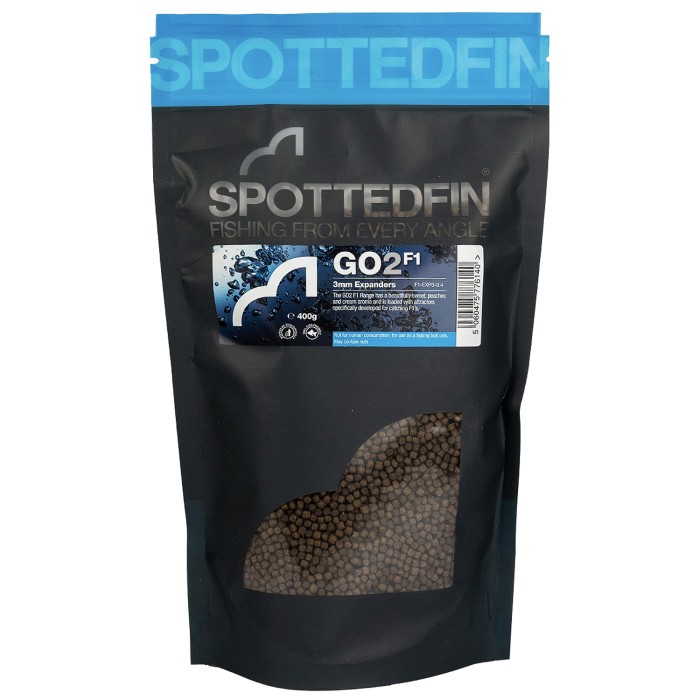 Spotted Fin GO2 F1 Expander Pellets 400g 3mm