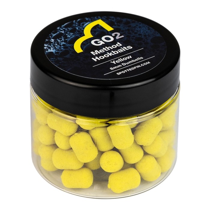 Spotted Fin Jamie Hughes Method Hookbaits 30g Yellow