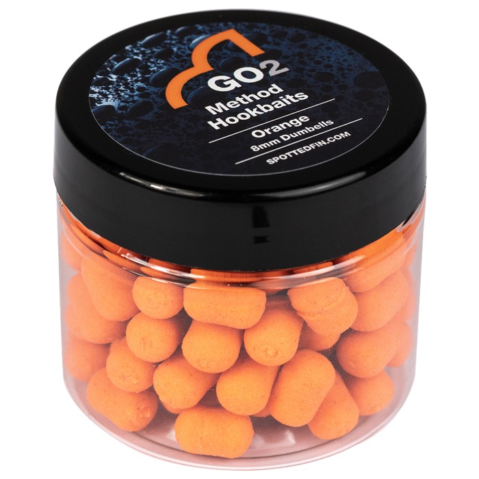 Spotted Fin Jamie Hughes Method Hookbaits 30g Orange