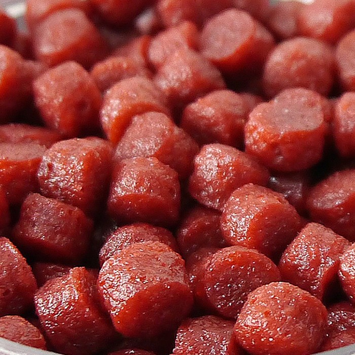 Spotted Fin Sweet Meat Soft Hook Pellets 80g Close Up