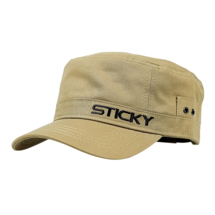 Sticky Baits Khaki Military Cap