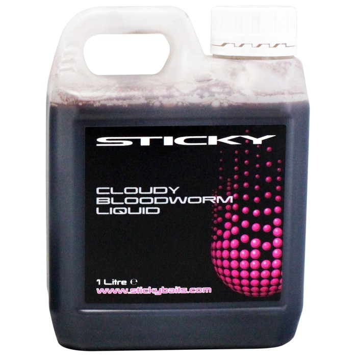 Sticky Baits Cloudy Bloodworm Liquid 1ltr 