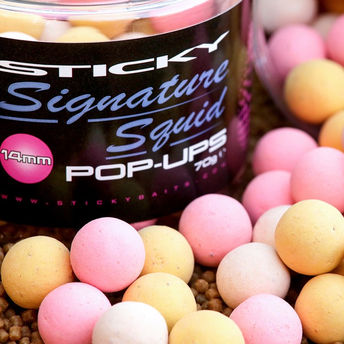 Sticky Baits Signature Squid Pop-Ups in use