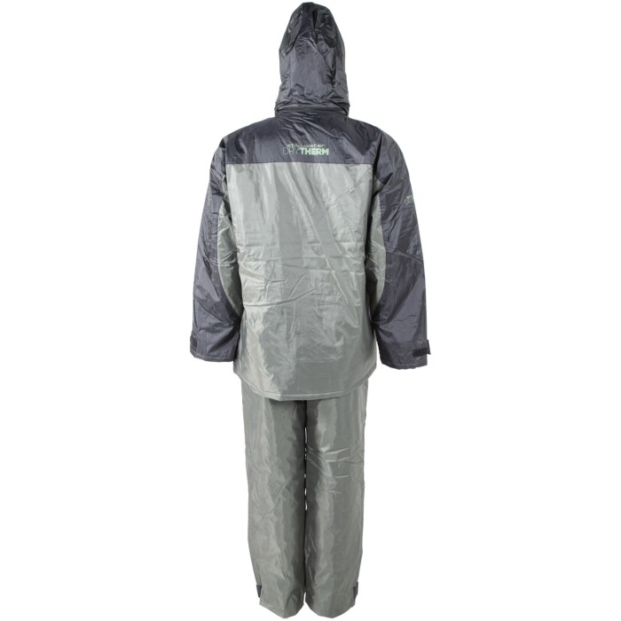 Stillwater Green Drytherm Suit 2 Piece with closed hood peak back
