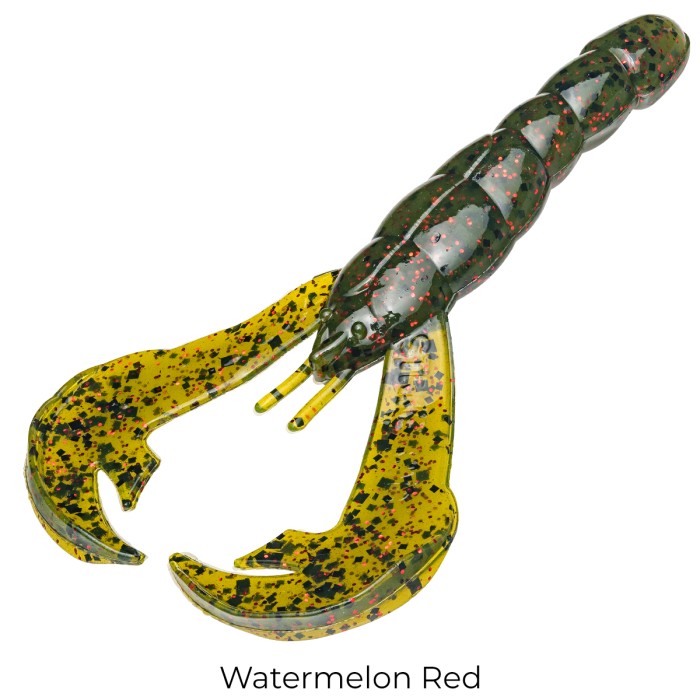 Strike King Rage Craw Lures 10cm Watermelon Red