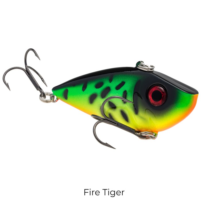 Strike King Red Eyed Shad Lures 8cm Fire Tiger