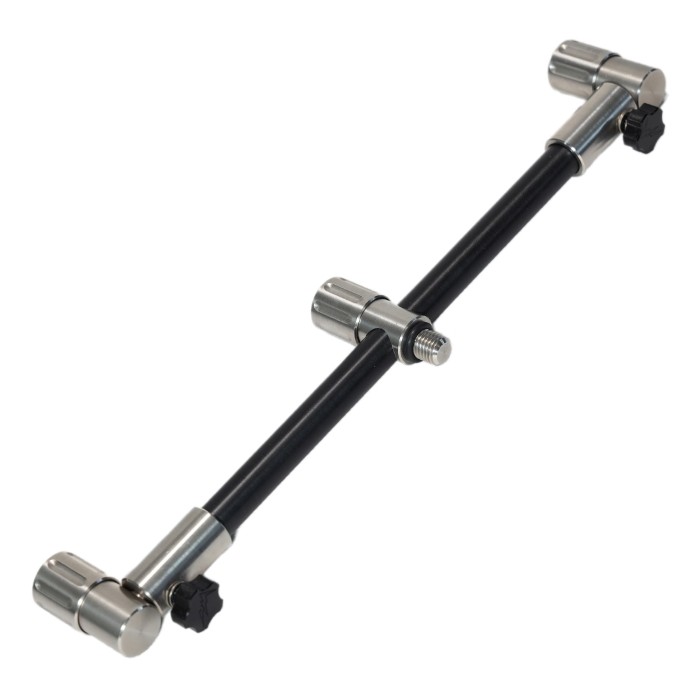 Summit Black Aluminium & Stainless 3 Rod Adjustable Buzz Bars Front