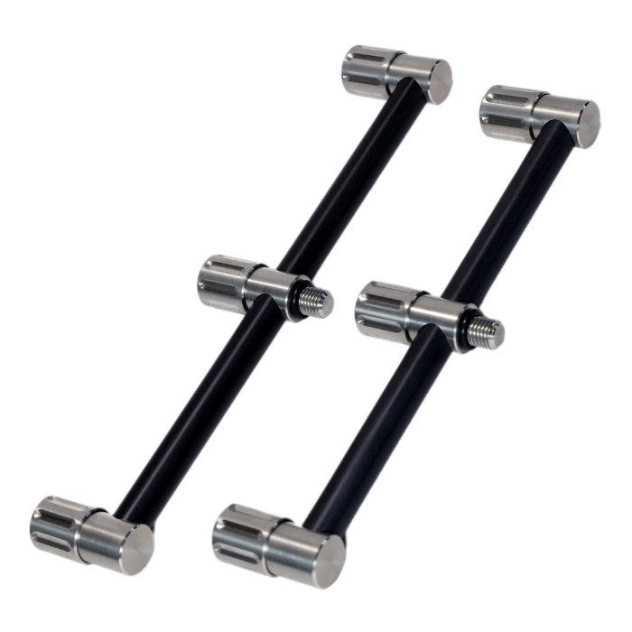 Summit Black Aluminium & Stainless 3 Rod Mini Fixed Buzz Bar (Pair)
