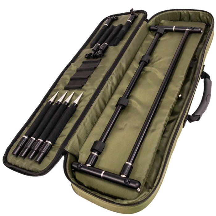 Summit Tackle Premier Aluminium Adjustable Rod Pod Kit 6