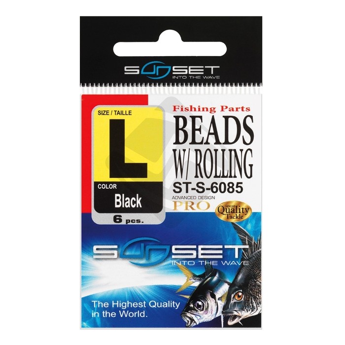 Sunset Beads With Rolling Swivel ST-S-6085 1