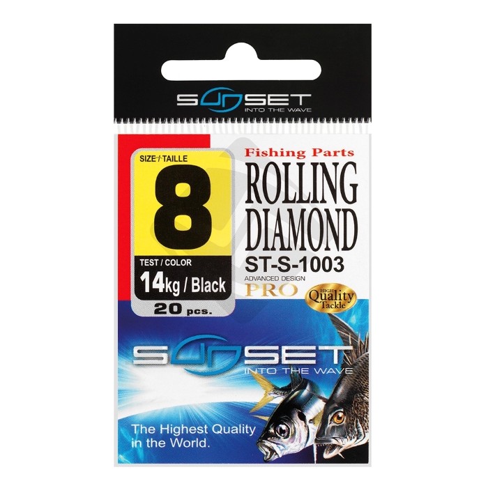 Sunset Rolling Diamond Swivel ST-S-1003