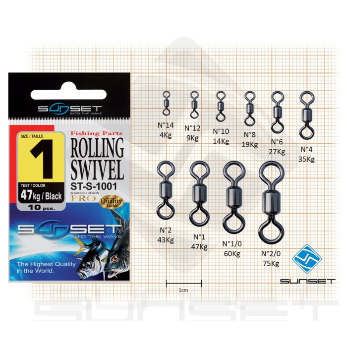Sunset Rolling Swivel ST-S-1001 1