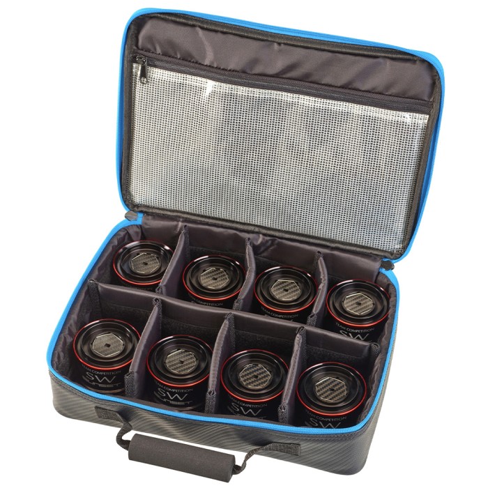 Sunset RS Competition Spool Bag Open