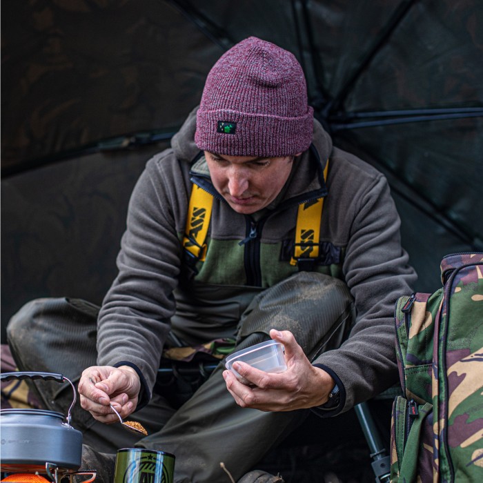 Thinking Anglers Heather Burgundy Beanie