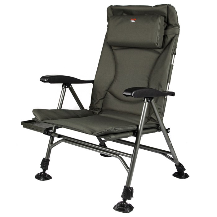 TF Gear Flat Out Reclining Fishing Arm Chair Front 